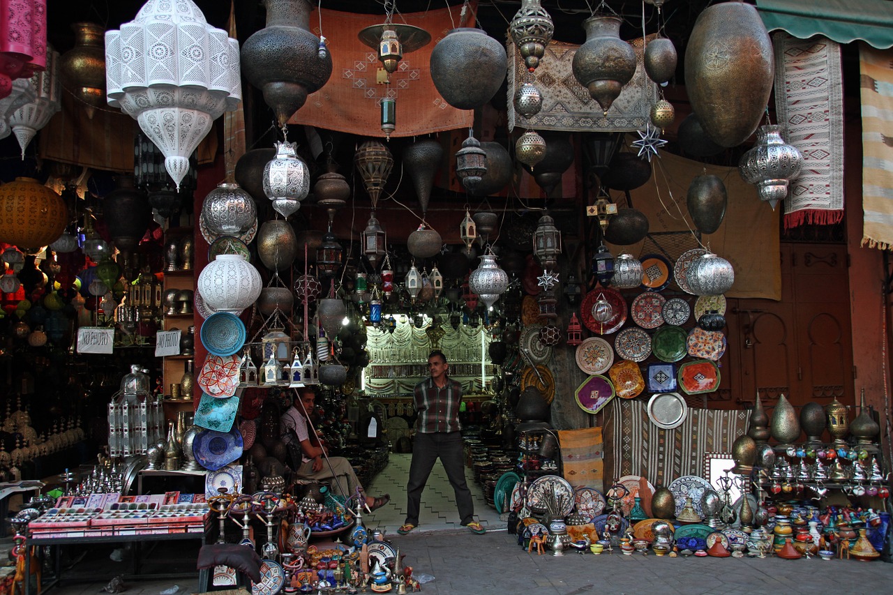 lamps morocco traditional free photo