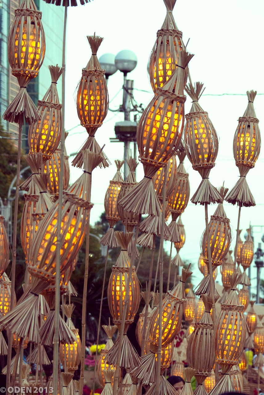 lamps vietnam asia free photo