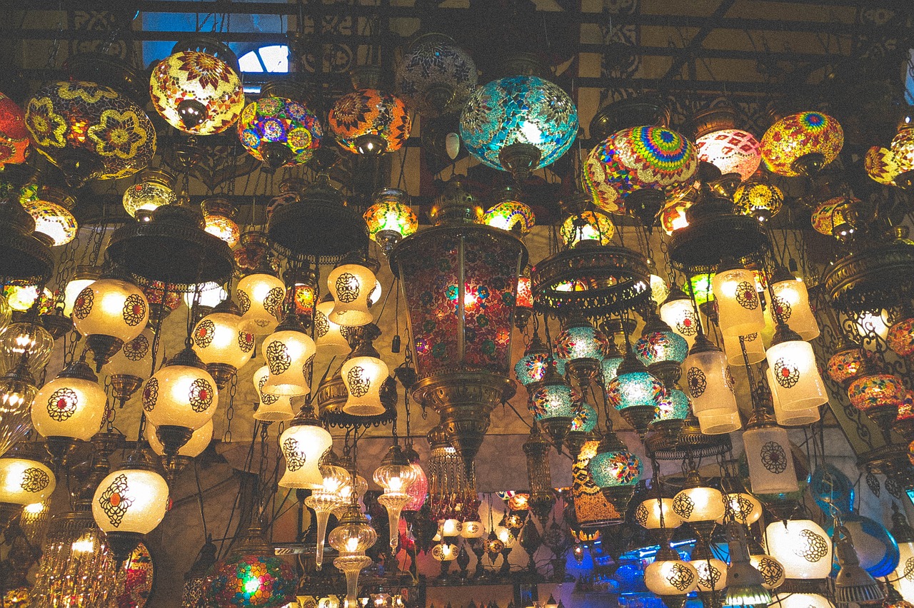 lamps lights grand bazaar free photo