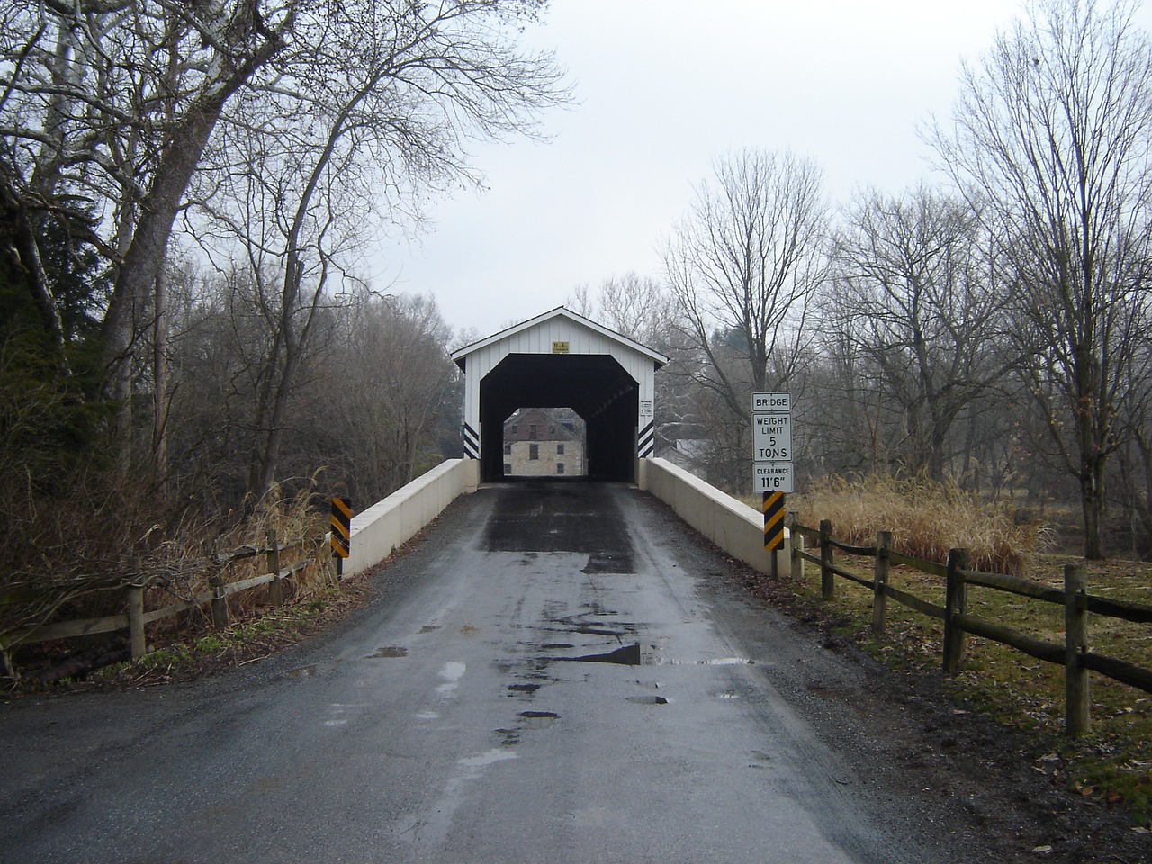 lancaster covered bridge bridge free photo