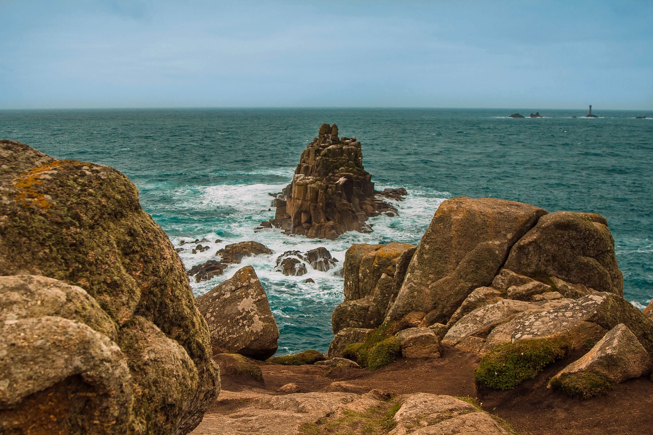 land's end cornwall ocean free photo