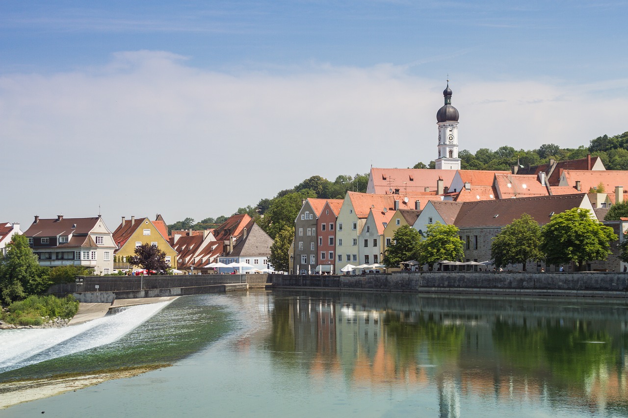 landsberg  lech  bavaria free photo