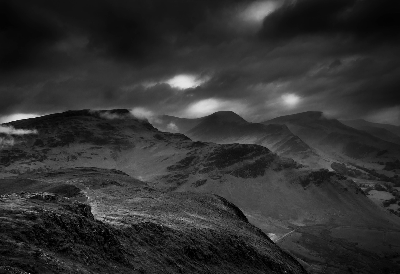 landscape lake district mountains free photo