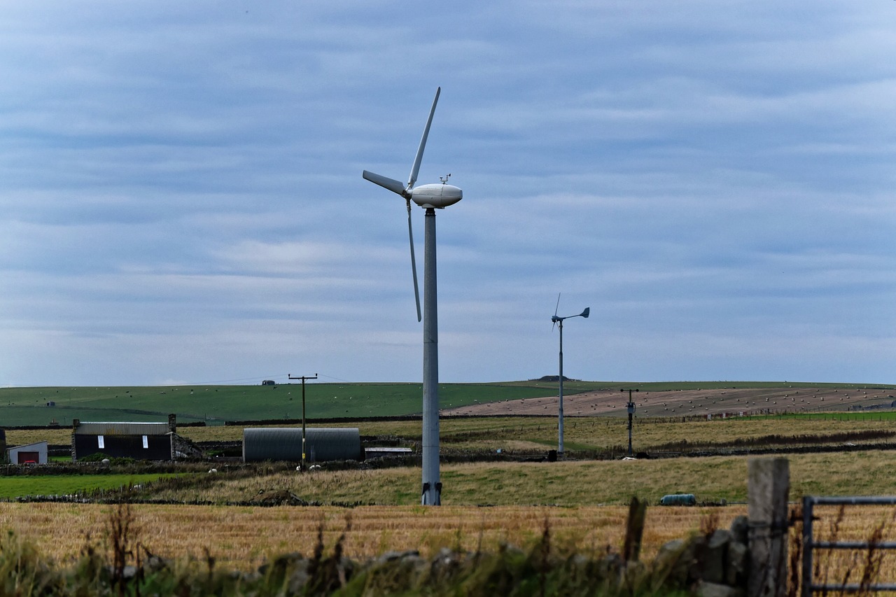 landscape countryside wind turbine free photo