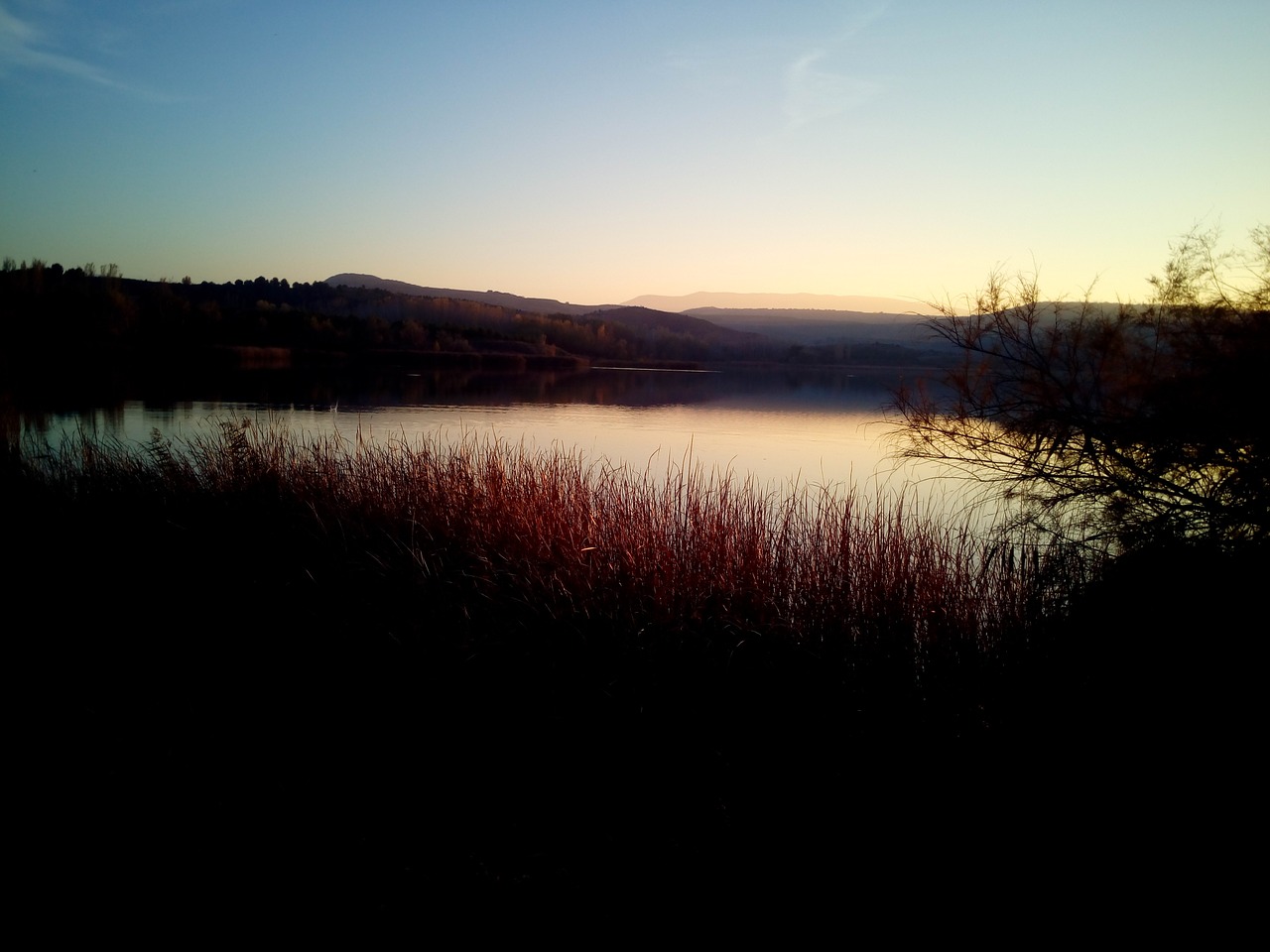 landscape sunset sky free photo