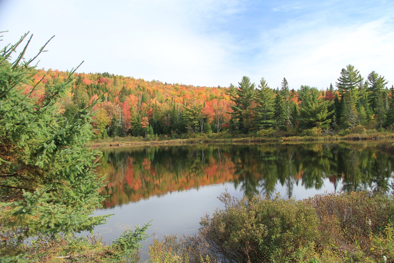 landscape québec lake free photo