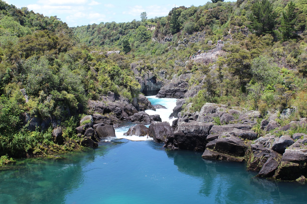 landscape river new zealand free photo