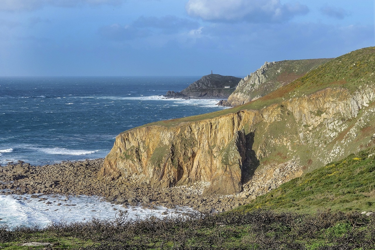 landscape cliff sea free photo