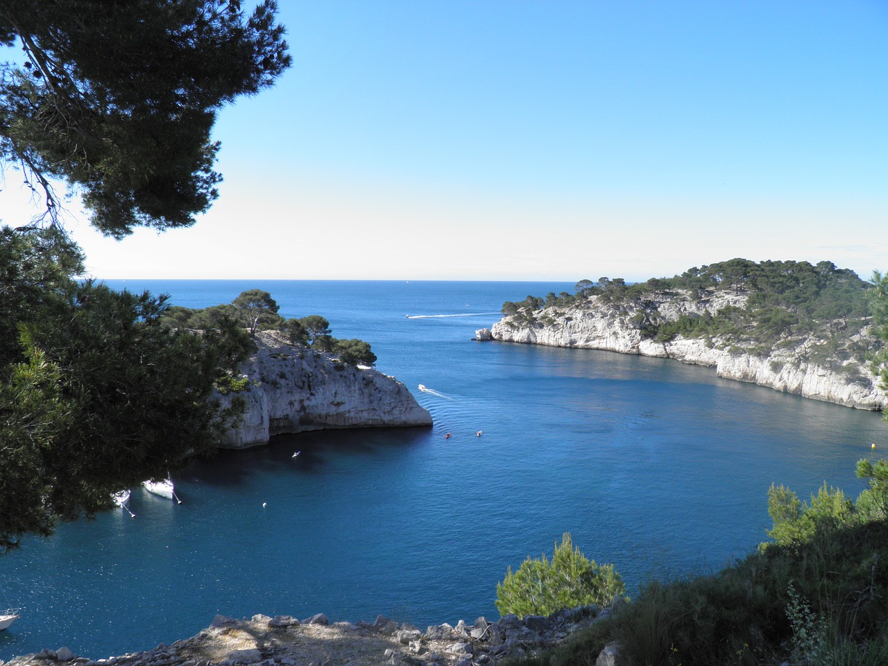 landscape creeks marseille free photo