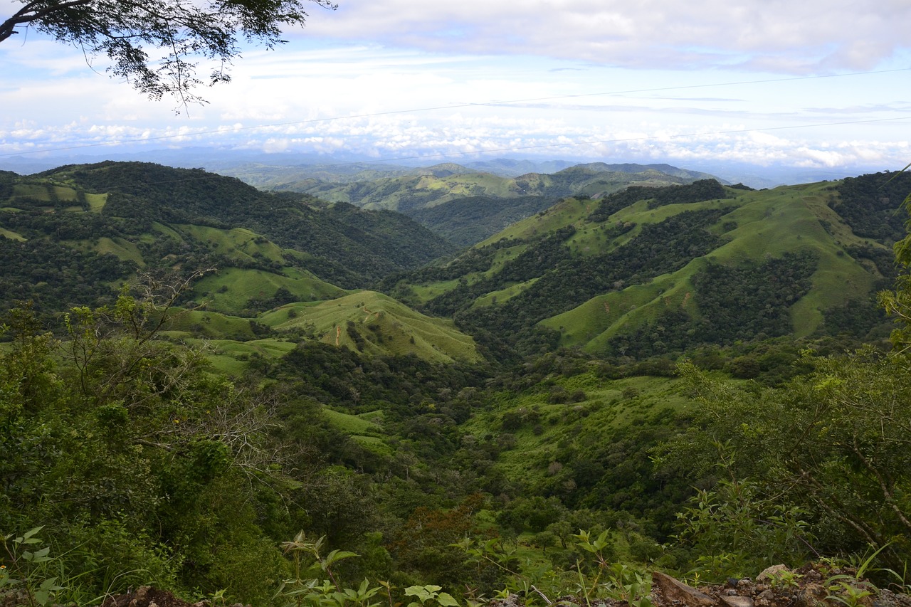 landscape mountains green free photo