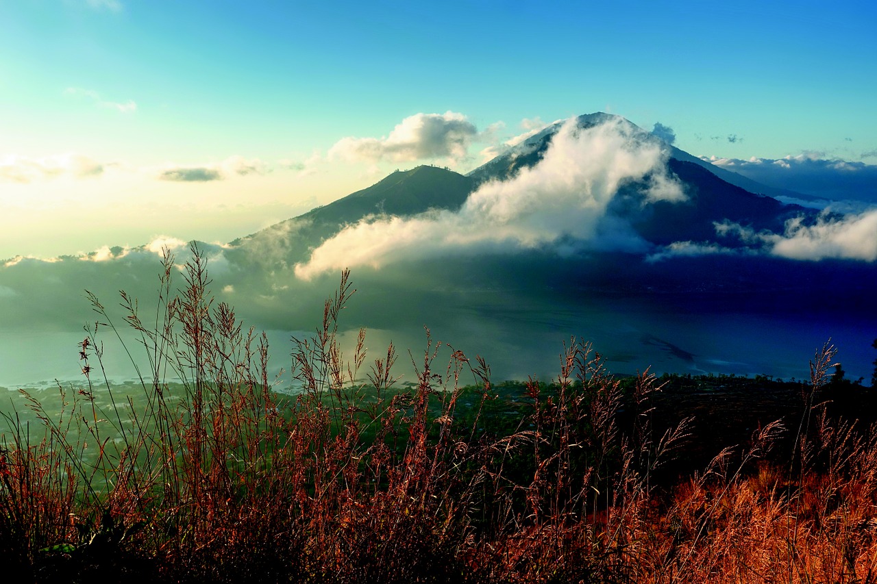 landscape mountain clouds free photo