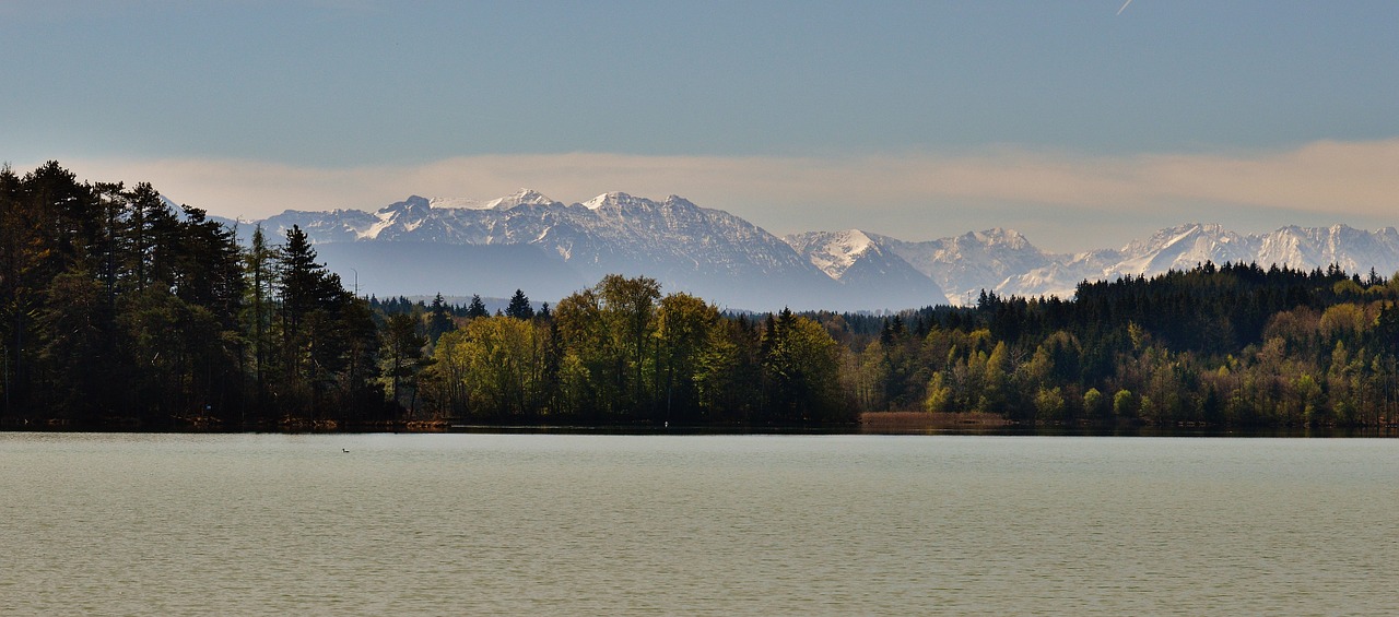 landscape easter lake iffeldorf free photo