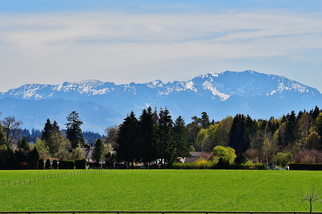 landscape easter lake iffeldorf free photo