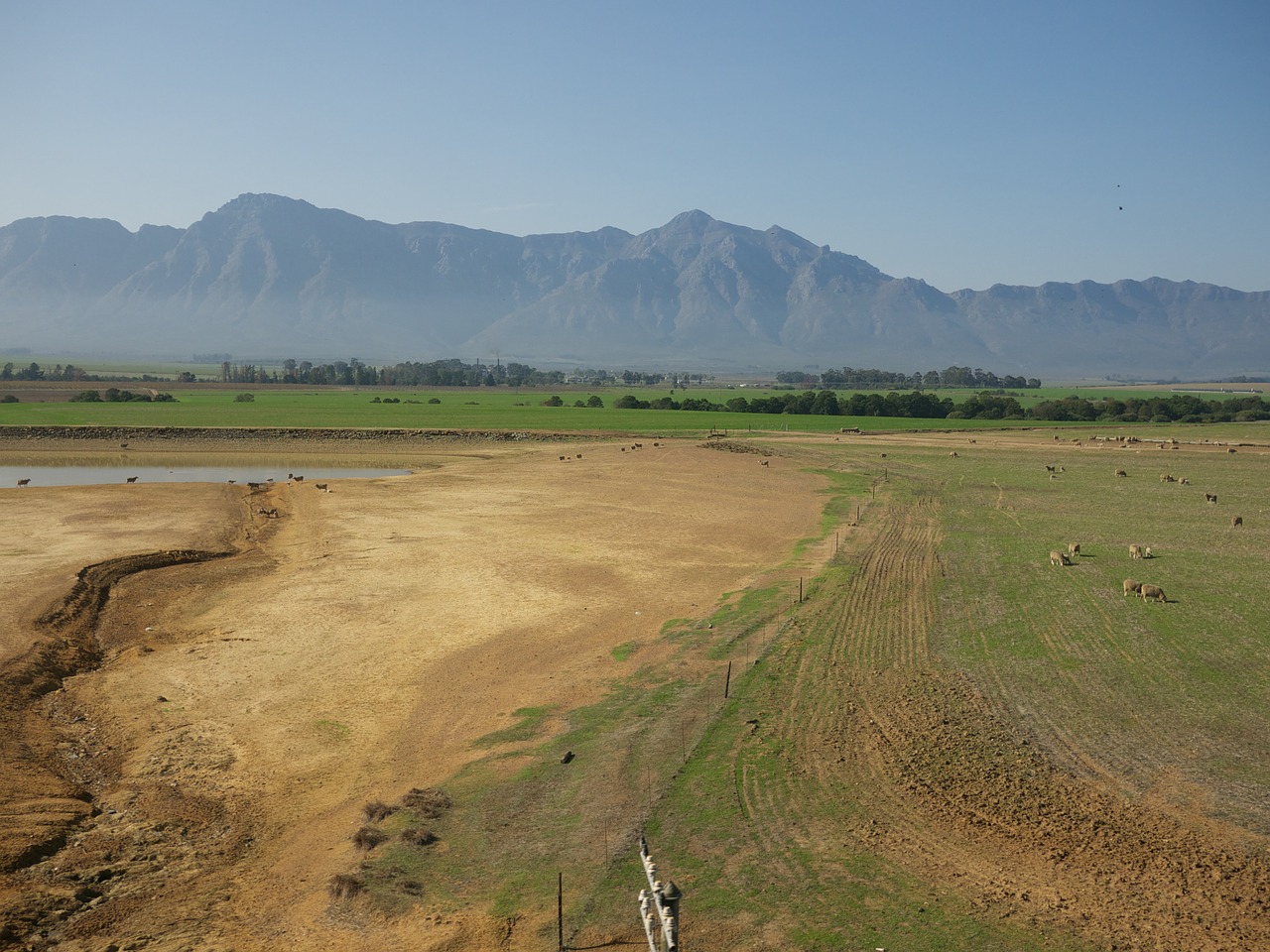 landscape field farm free photo