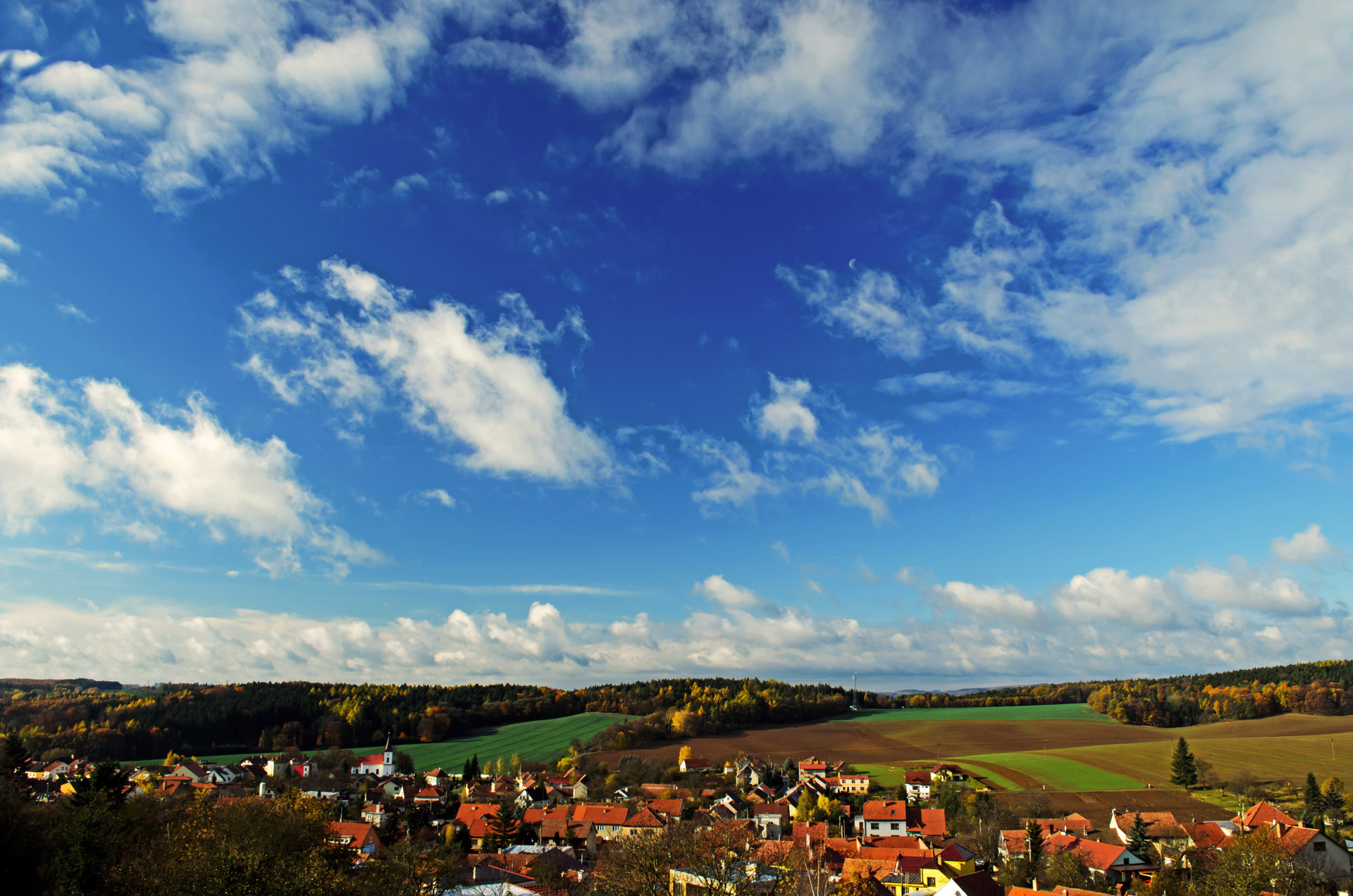 landscape czech republic autumn free photo