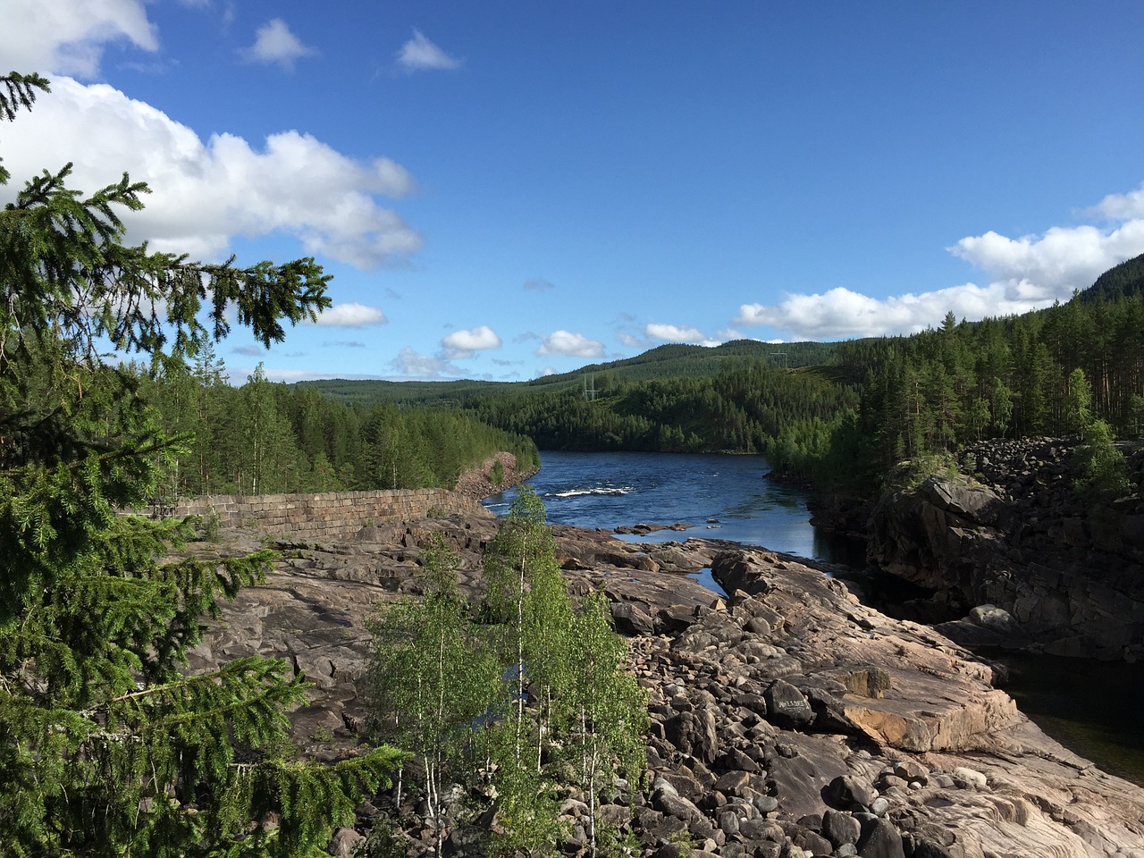 landscape river view free photo