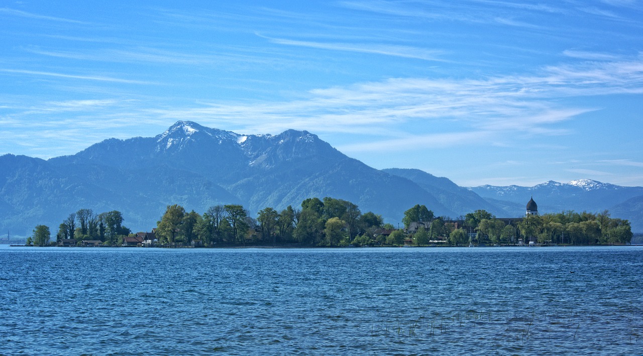 landscape bavaria chiemsee free photo