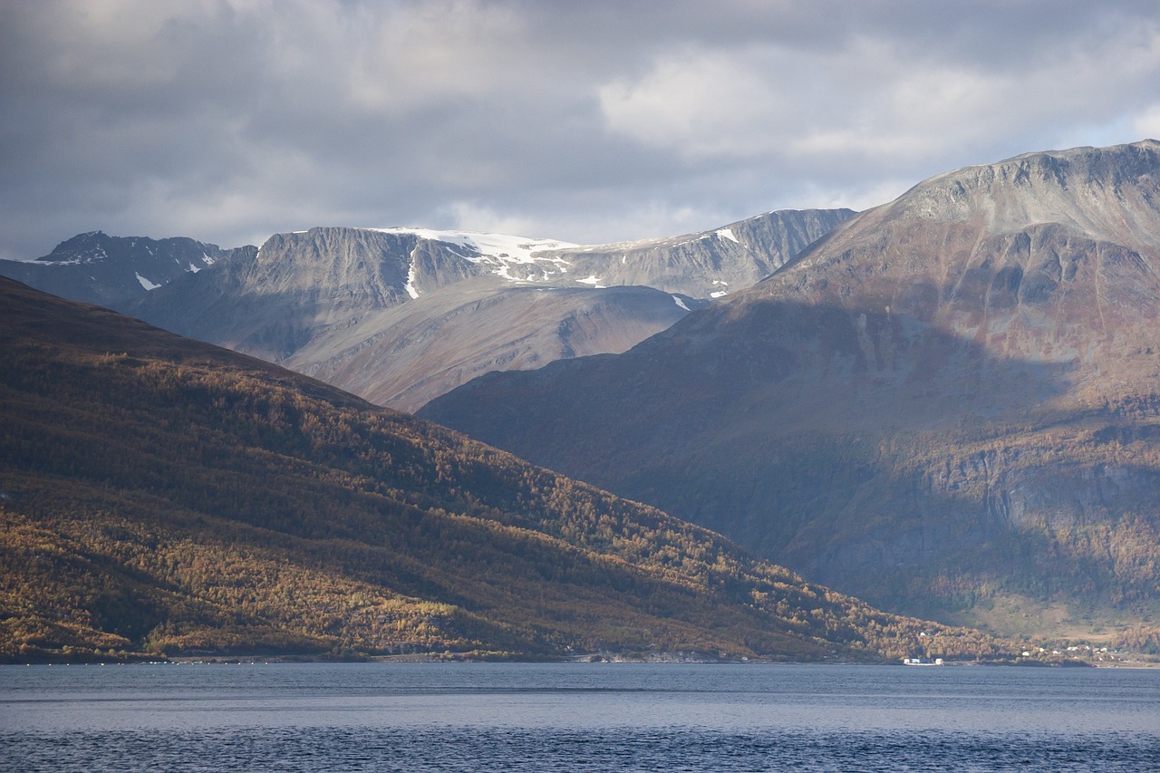 landscape mountains sea free photo