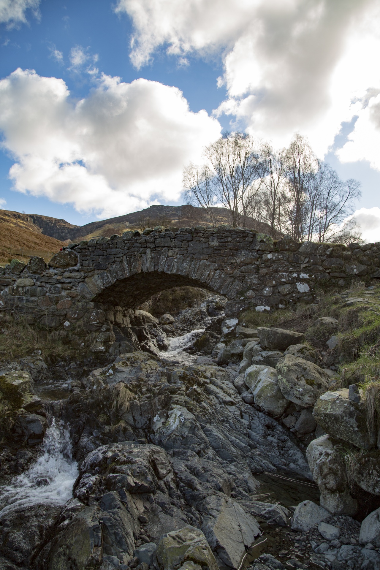 arch arched ashness bridge free photo