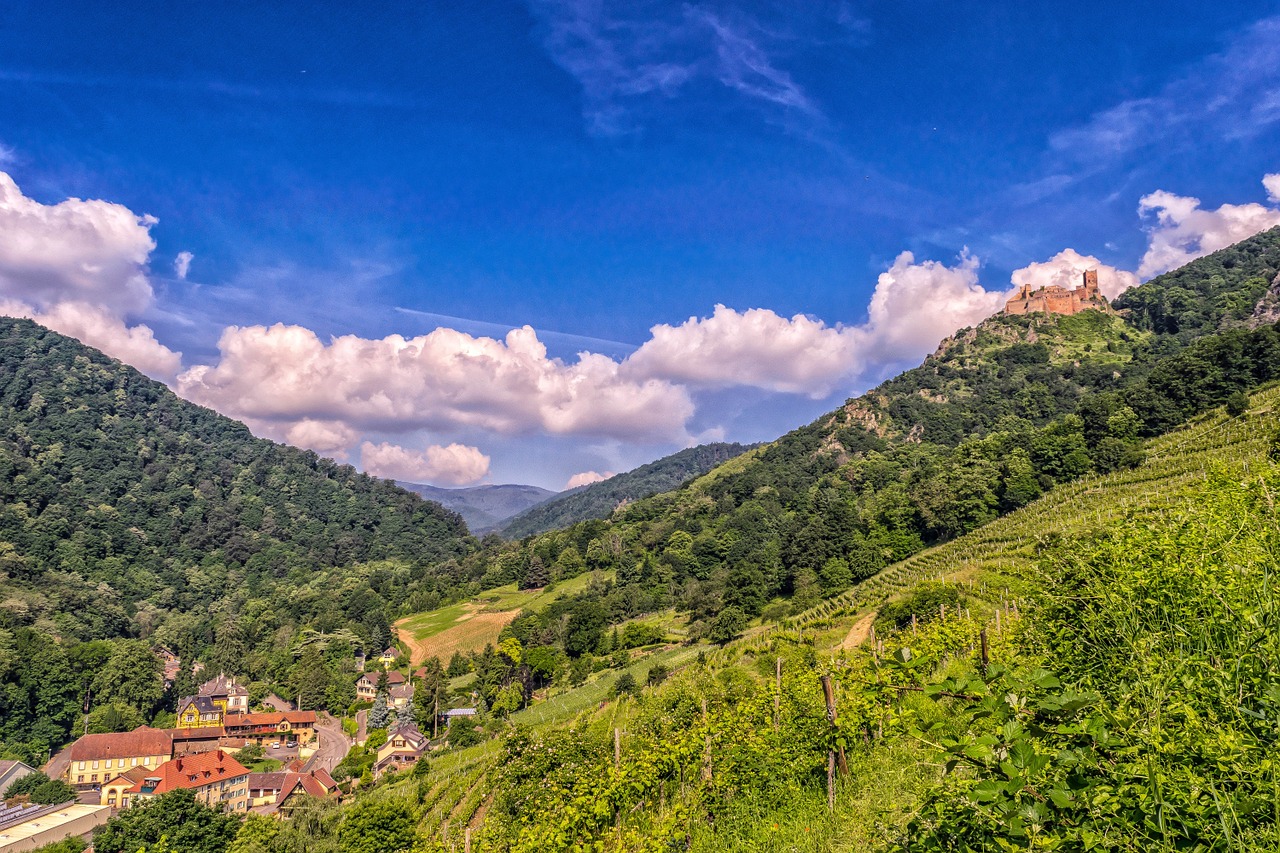 landscape france alsace free photo