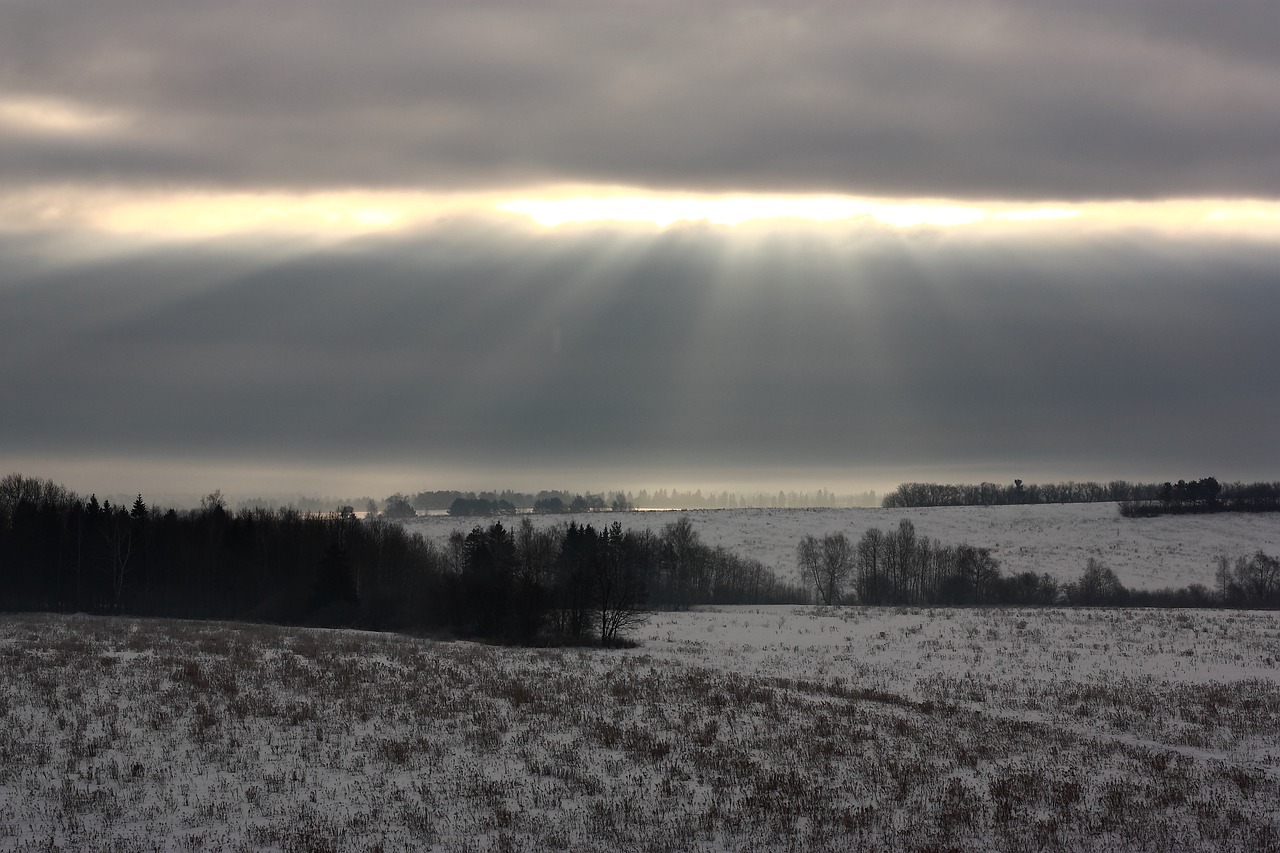 landscape sunrise calm free photo