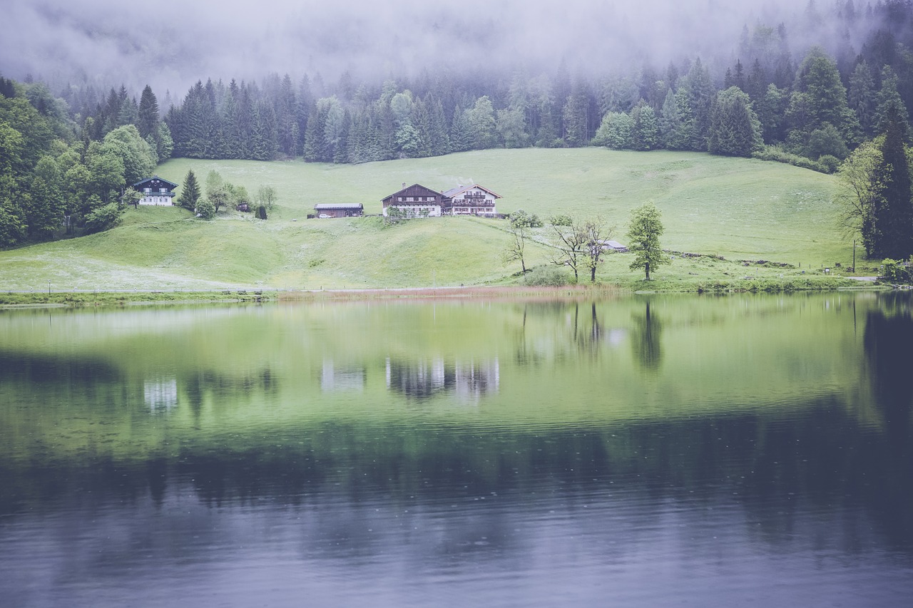 landscape lake alpine free photo