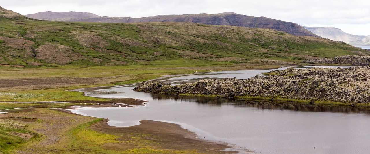 landscape iceland lake free photo