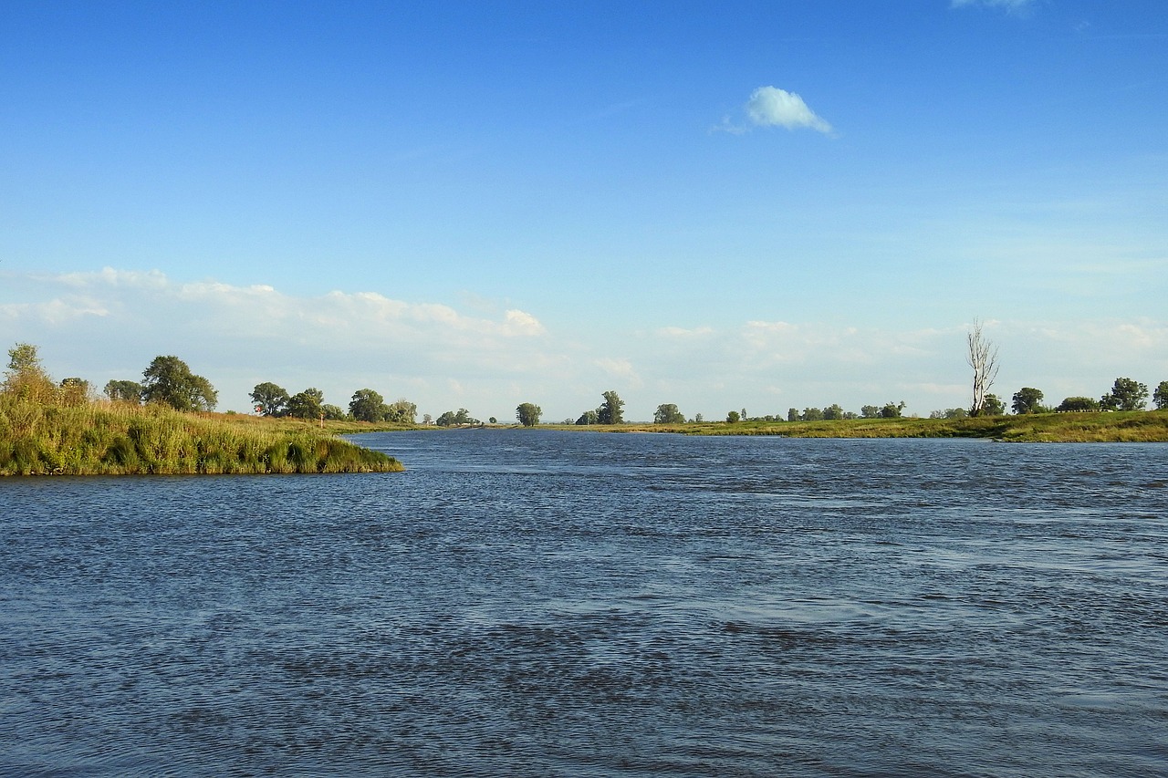 landscape elbe river free photo