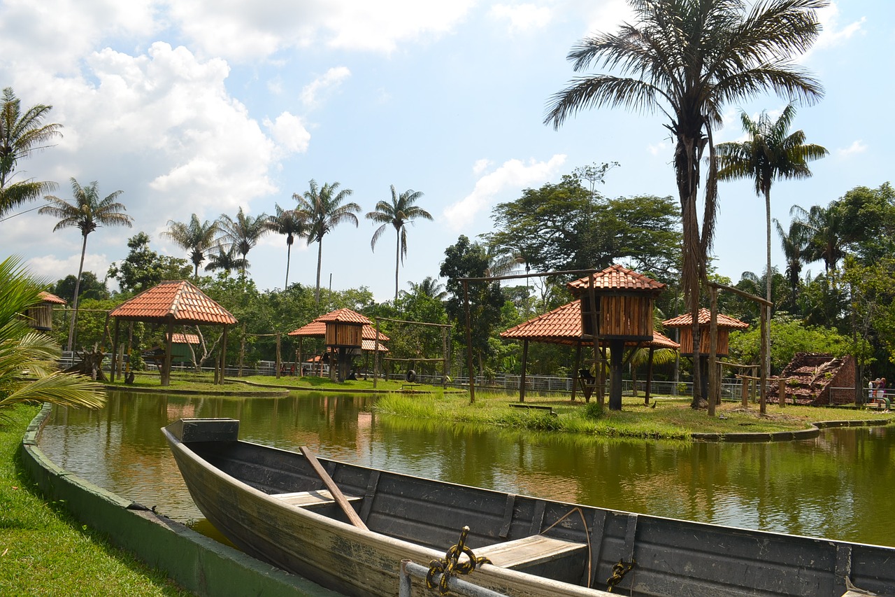 landscape canoe water free photo