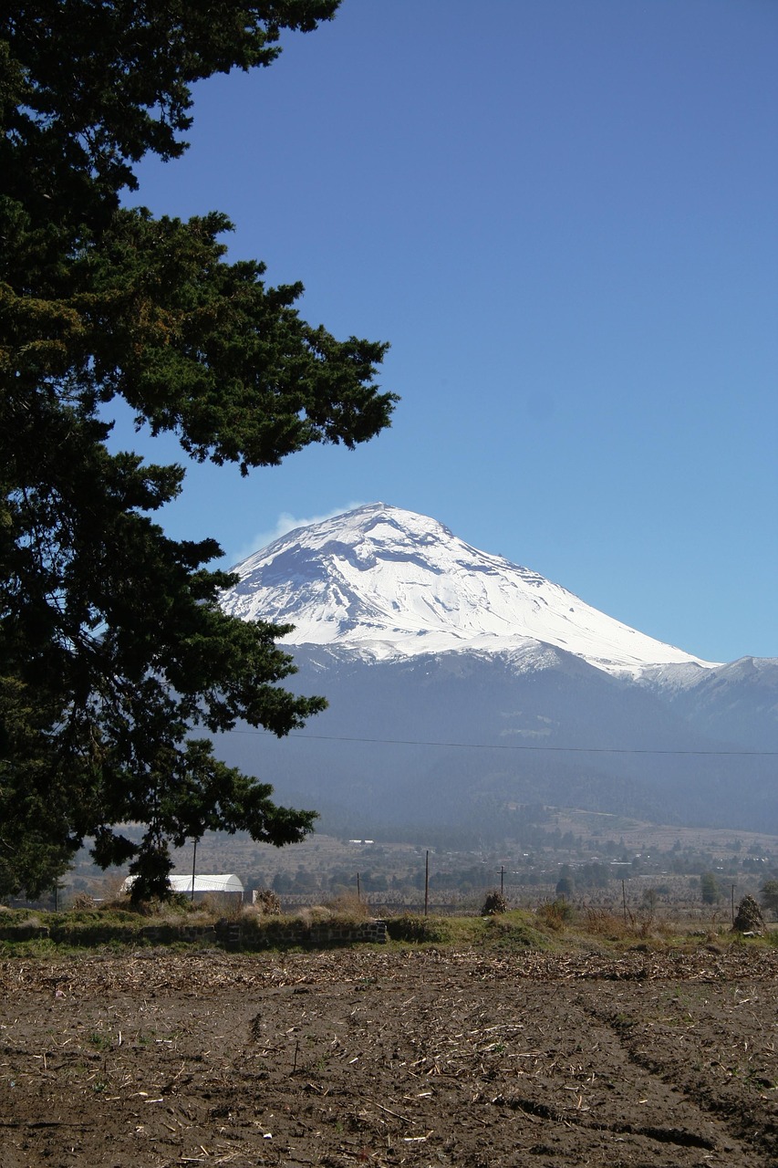 landscape volcano mexico free photo