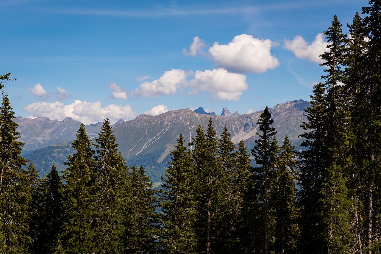 landscape mountains view free photo