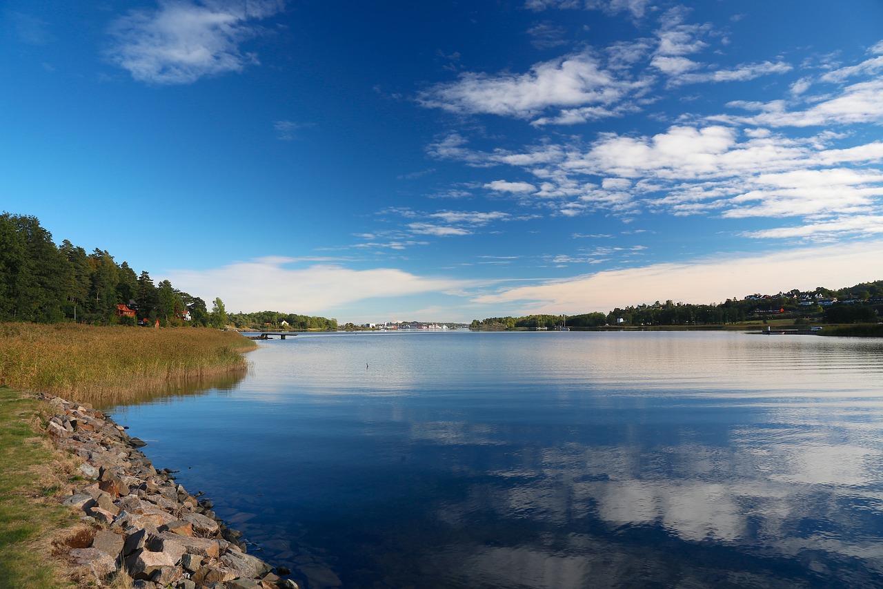 landscape water blue free photo