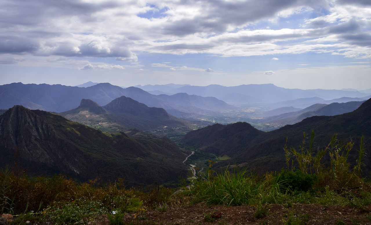 landscape clouds vegetation free photo