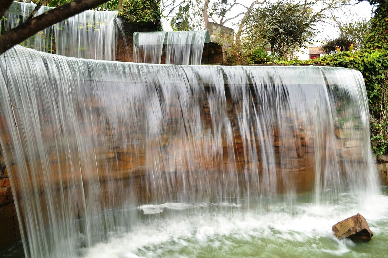 landscape waterfall water free photo