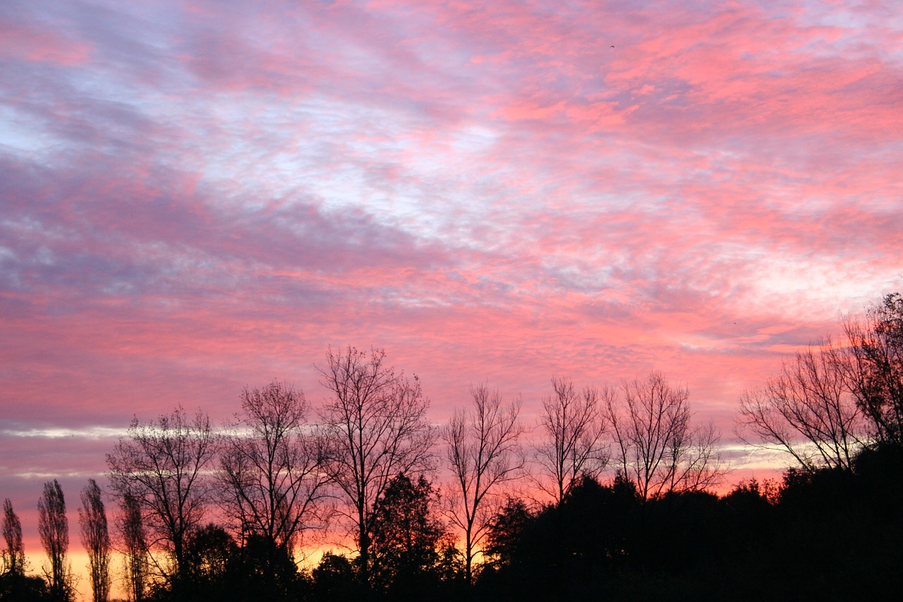 landscape morning sunrise free photo