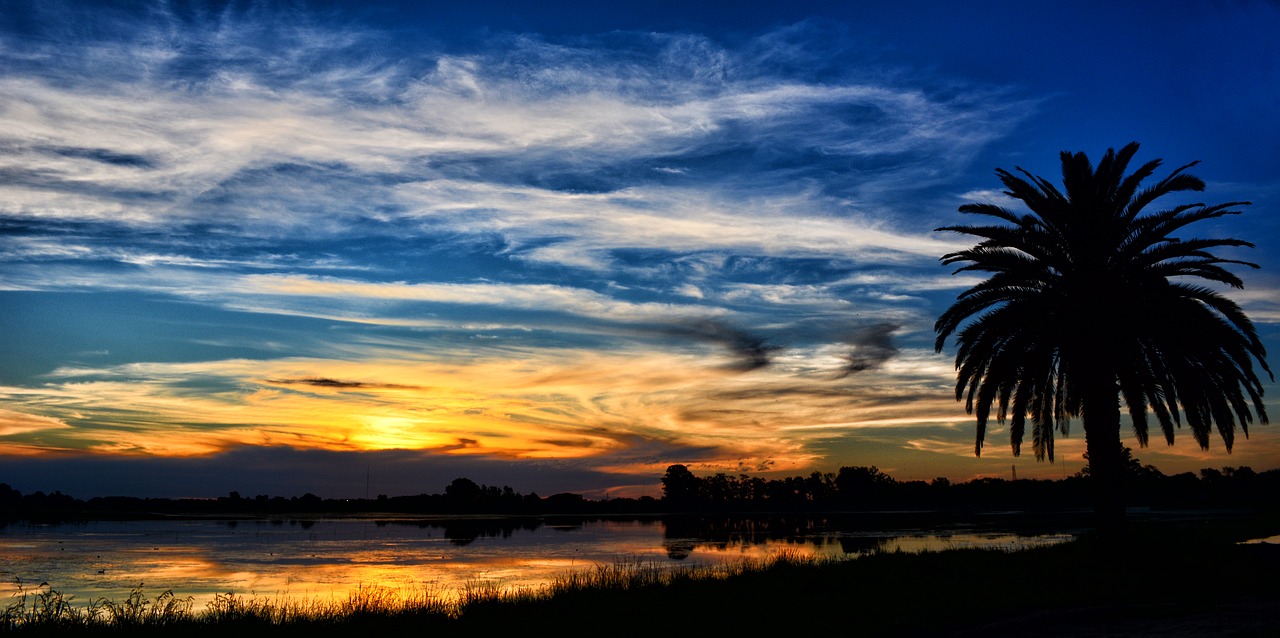 landscape sunset laguna free photo