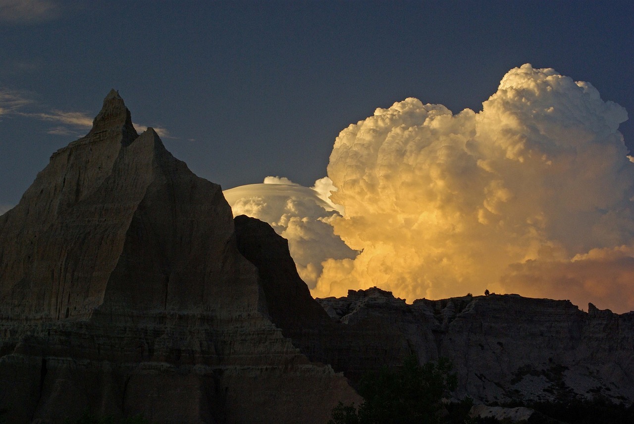 landscape scenic clouds free photo