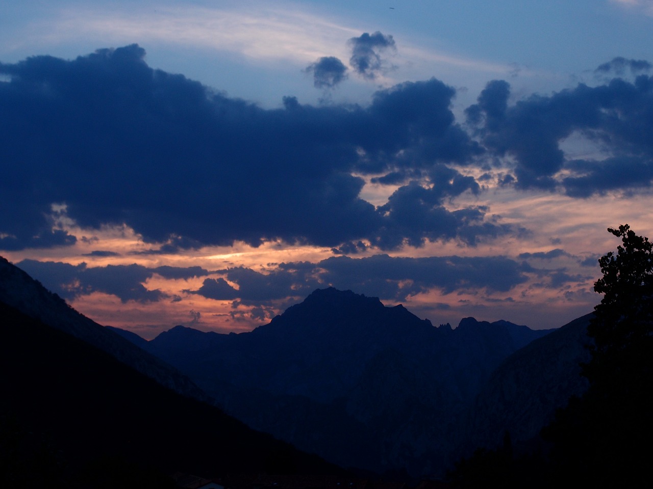 landscape sunset sky free photo