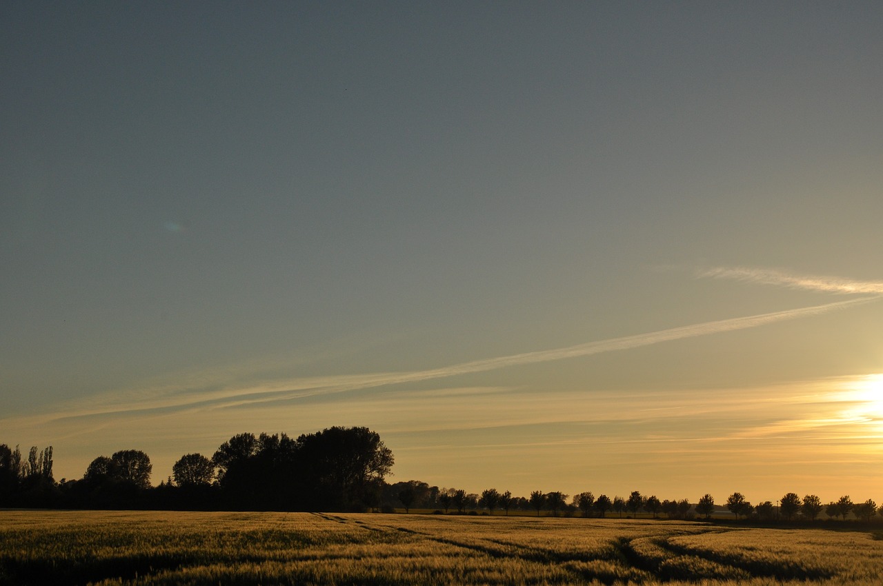 landscape sunset nature free photo