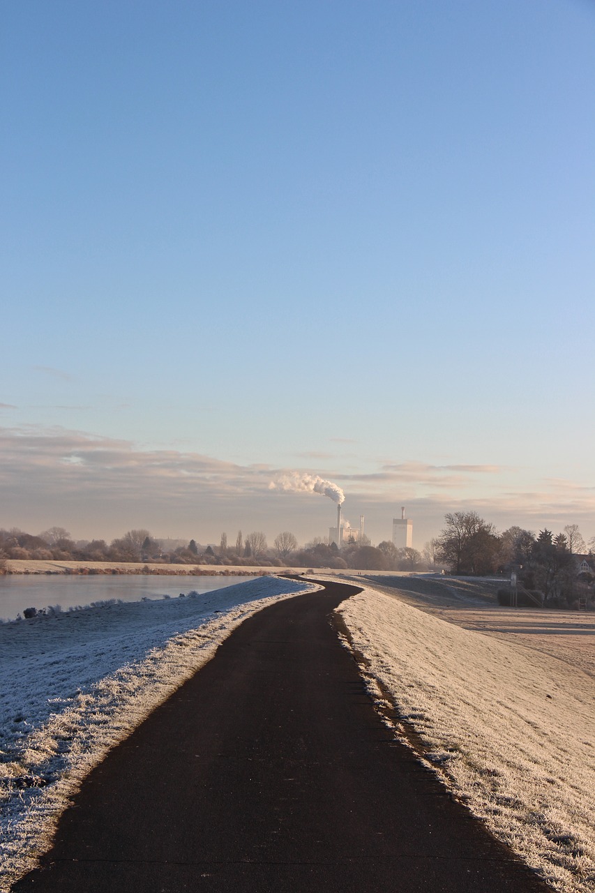 landscape winter frost free photo