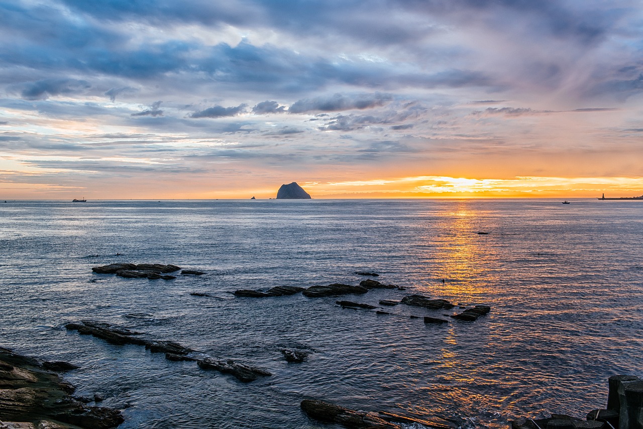 landscape sea view taiwan free photo