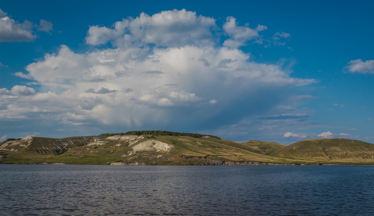 landscape horizon blue sky free photo