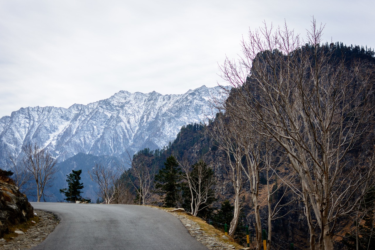 landscape mountains mountain peaks free photo