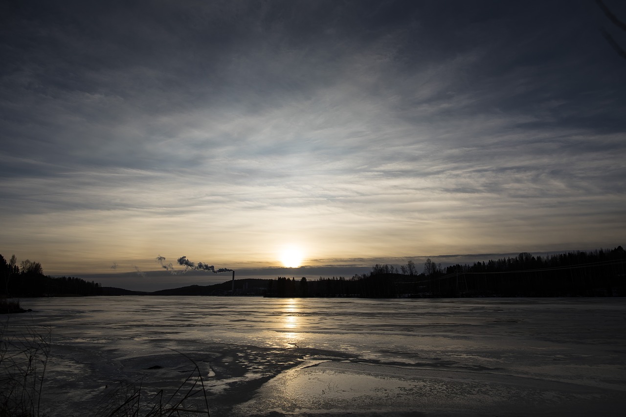 landscape winter sun free photo