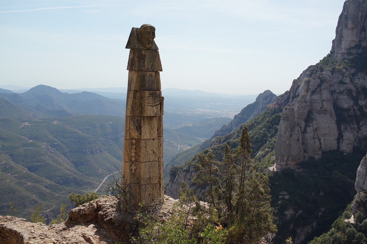 landscape statue spain free photo