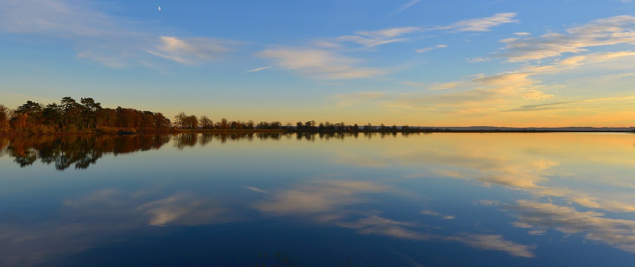 landscape sunset water free photo