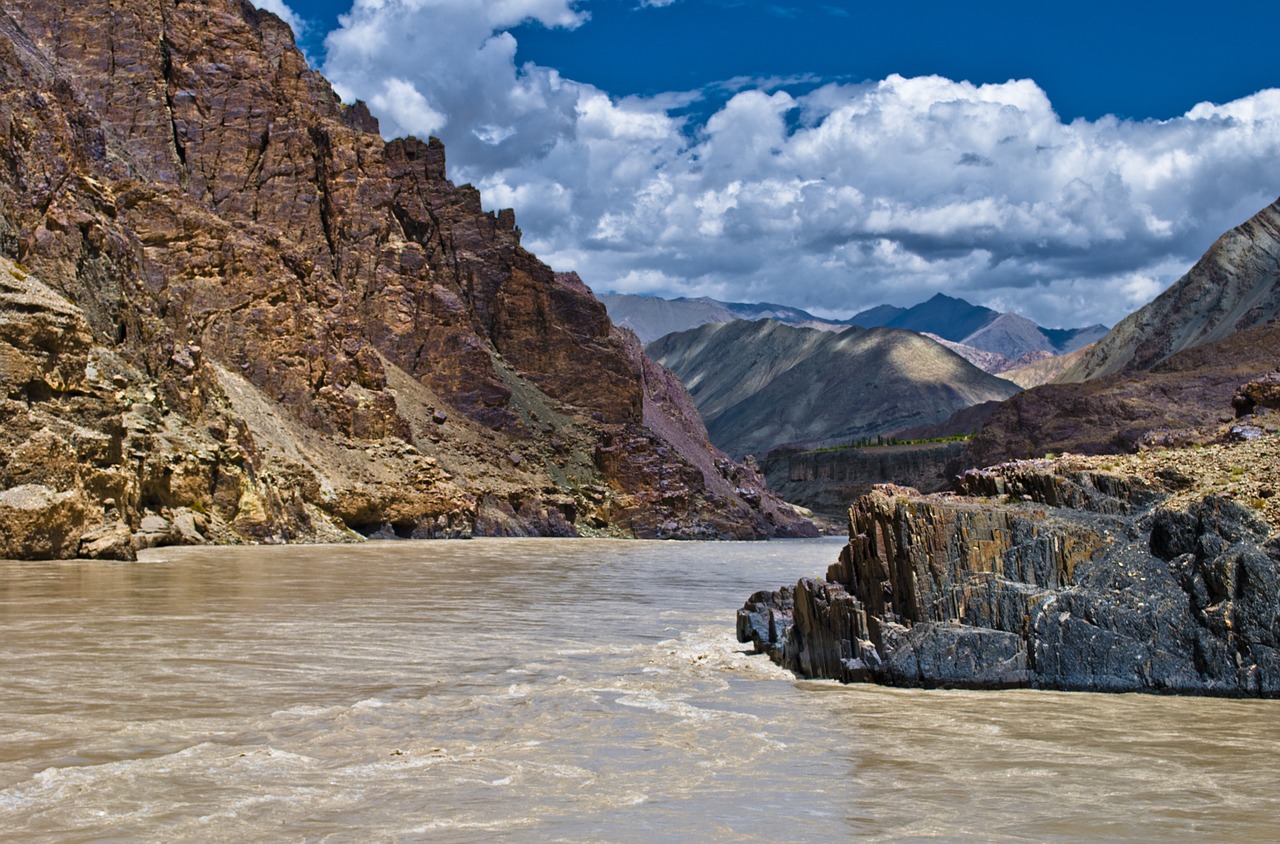 landscape river muddy free photo