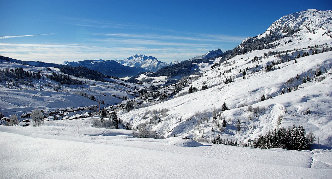 landscape winters nature free photo