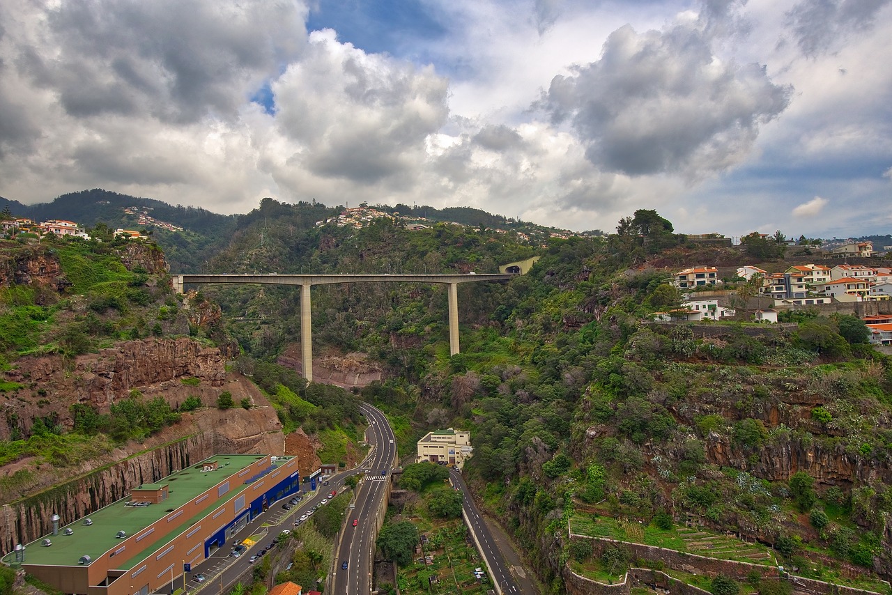 landscape madeira sky free photo