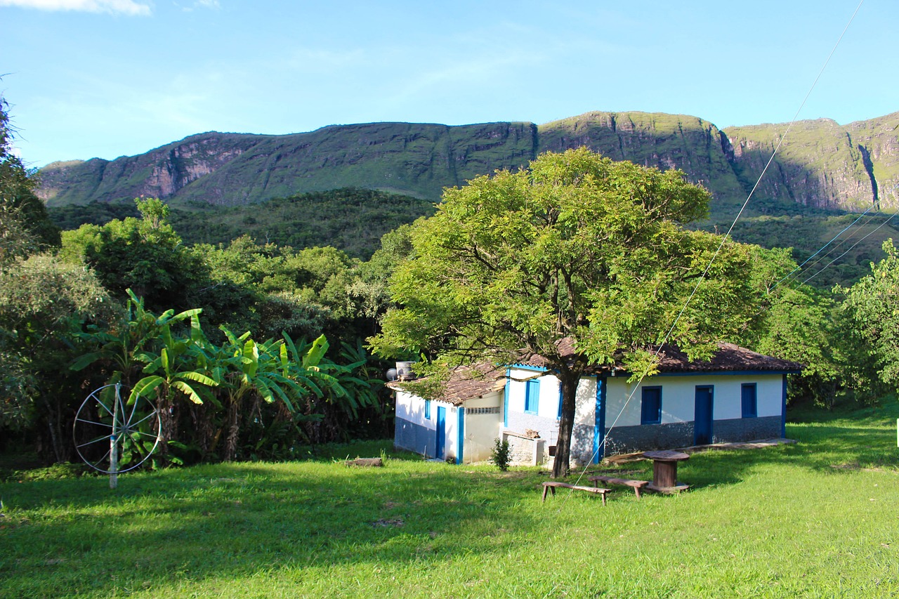 landscape home field free photo